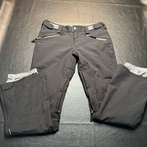 Turbine Women’s Black Ski Snowboard Pants Size M Waterproof Insulated